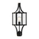 Raeburn One Light Outdoor Post Lantern in Matte Black/Weathered Brushed Brass (51|5-476-144)