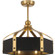 Sheffield LED Fan D'Lier in Matte Black with Warm Brass Accents (51|26-FD-7806-143)