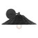 One Light Wall Sconce in Matte Black (446|M90106MBK)