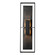 Shadow Box Shadow Box Tall w/Slate Outdoor Sconce in Coastal Dark Smoke (39|302606-SKT-77-SL-ZM0546)
