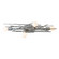 Brindille Brindille 4-Light Large Sconce/Semi-Flush in Sterling (39|212034-SKT-85)