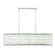 Glasbury Ten Light Linear Chandelier in Polished Nickel (40|47240-025)