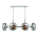 Nottingham Six Light Chandelier in Polished Nickel (40|38130-022)