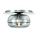 Nottingham One Light Flush Mount in Polished Nickel (40|37086-024)