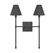 Jefferson Two Light Wall Sconce in Matte Black (51|9-5202-2-89)