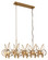 Into Focus Ten Light Island Pendant in Artisan Brass (7|3817-863)