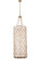 Niu 12 Light Foyer Pendant in Coconut Shell Gold / Coconut Shell White (29|N1866-760)