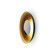 Ramen LED Wall Sconce in Matte Black w/ Gold (240|RMW-12-SW-CRM-HW+24BD-MBG)