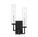 Folsom Two Light Wall Sconce in Matte Black w/Polished Chrome (51|9-2134-2-67)