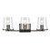 Votisse Three Light Vanity in Matte Black (45|90149/3)