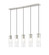 Alton Five Light Linear Chandelier in Brushed Nickel (224|824P-5L-BN)