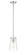 Kira One Light Pendant in Chrome (224|7508MP-ROD-CH)