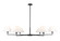 Leila Six Light Chandelier in Matte Black (224|744-63R-MB)