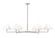 Leila Six Light Chandelier in Brushed Nickel (224|744-63R-BN)