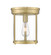 Thayer One Light Flush Mount in Luxe Gold (224|742F9-LG)