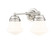 Vaughn Two Light Vanity in Brushed Nickel (224|735-2V-BN)