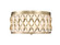Harden Four Light Flush mount in Modern Gold (224|1948F16-MGLD)