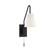 Owen One Light Wall Sconce in Matte Black (51|9-0900CP-1-89)