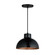 Rockport One Light Pendant in Black / Antique Copper (16|35142BKACP)