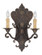 Southerby Two Light Wall Sconce in Florencian Bronze (51|9-0159-2-76)