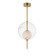 Martini LED Pendant in Natural Aged Brass (86|E11092-10NAB)