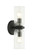 WESTLOCK Two Light Wall Sconce in Matte Black (423|W34012MB)