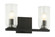 Westlock Two Light Wall Sconce in Matte Black (423|W34002MB)