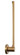 NOVELLE LED Wall Sconce in Aged Gold Brass (423|W31424AG)