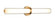 Satchie LED Wall Sconce in Aged Gold Brass (423|S03524AG)
