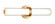 SATCHIE LED Wall Sconce in Aged Gold Brass (423|S03518AG)