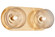 Knobbel LED Wall Sconce in Aged Gold Brass (423|S01302AGCL)