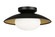 HATLEY One Light Ceiling Mount in Black (423|M13111BKOP)