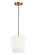 CHARISMO One Light Pendant in Aged Gold Brass (423|C61001AGOP)