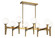 SCRIBEN LED Pendant in Aged Gold Brass (423|C34918AGOP)