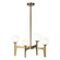 SCRIBEN LED Pendant in Aged Gold Brass (423|C34904AGOP)