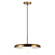 CRESTON LED Pendant in Aged Gold Brass (423|C34421AGOP)