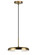 CRESTON LED Pendant in Aged Gold Brass (423|C34411AGOP)