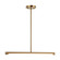 Novelle LED Pendant in Aged Gold Brass (423|C31424AG)