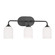 Emile Three Light Vanity in Midnight Black (1|GLV1023MBK)