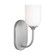 Emile One Light Vanity in Brushed Steel (1|GLV1021BS)