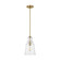 Kea One Light Pendant in Satin Brass (1|6536901-848)