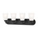 Kerrville Four Light Wall / Bath in Midnight Black (1|4415204-112)