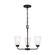 Kerrville Three Light Chandelier in Midnight Black (1|3115203-112)