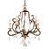 Bordeaux Five Light Chandelier in Parisian Bronze (67|F3515-PZ/DG)