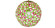 Groovy LED Chandelier in Green/Pink & White (281|PD-89924-GN/PK-WT)