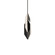 Azure LED Mini Pendant in Black (281|PD-42416-BK)