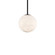 Pisces LED Mini Pendant in Black (281|PD-34408-30-BK)