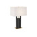Zory Table Lamp in Charcoal, Ricestone (314|PTC19-429)