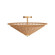 Terrace Flush Mount in Natural, Rattan (314|GCDFS01)