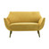 Leandro Settee in Marigold Velvet (314|8163)
